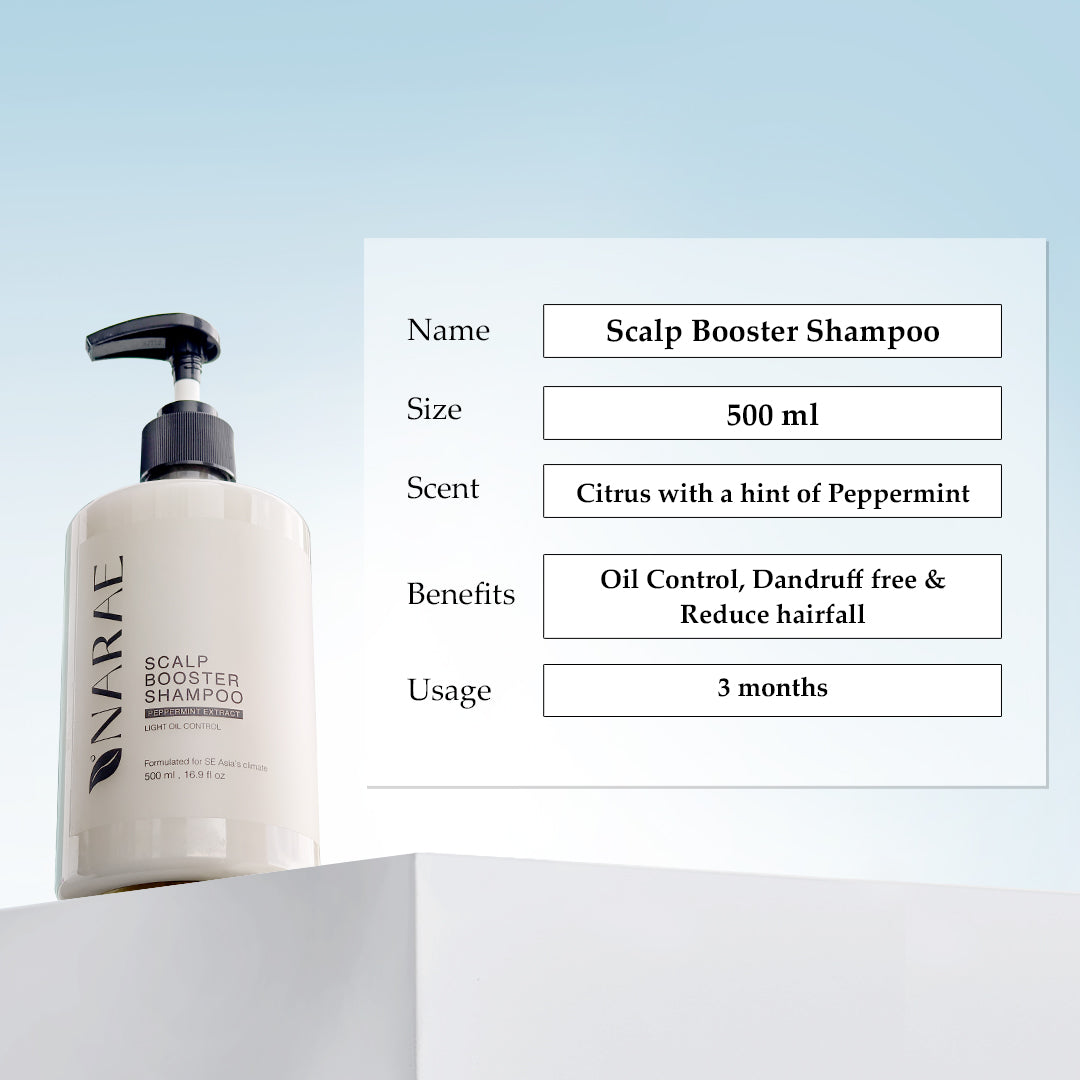 Scalp Booster Shampoo 500 ml 【For Oily Scalp】